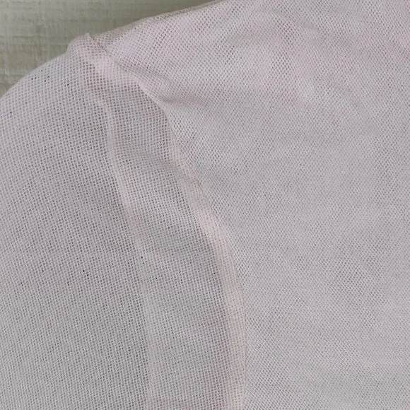 Free People Intimately Mesh Turtleneck Top Vintage Rose Pink New - Picture 4 of 5